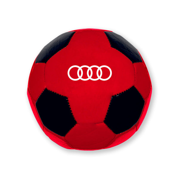 Ballon de soccer Audi mini taille 2 rouge et noir