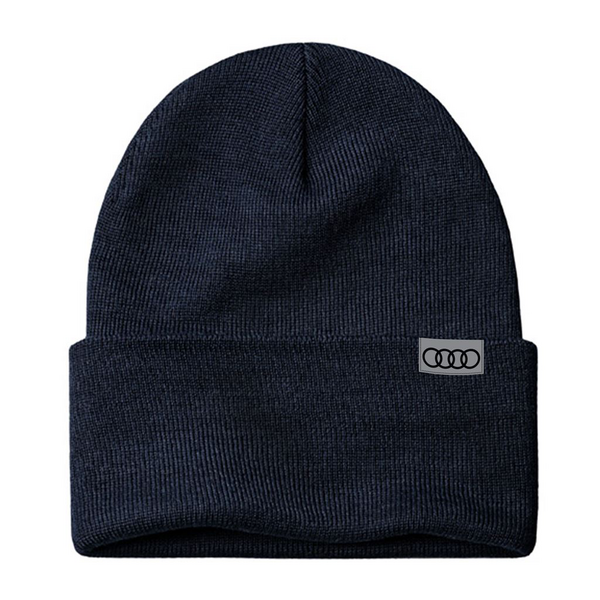 Tuque à revers fabriquée au Canada - Noir