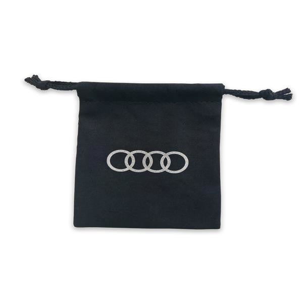 Pince à cravate en acier inoxydable avec pochette