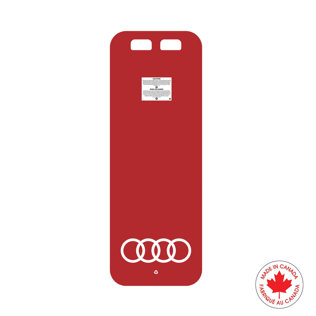 Traineau tapis à neige Audi rouge