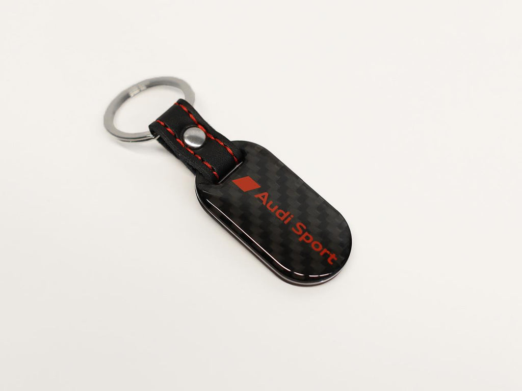 Porte-clé Audi Sport en fibre de carbone