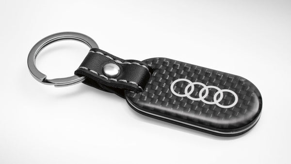 Porte-clés Audi en Acier 316L Chromé