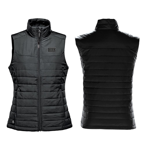 Veste matelassée Audi pour femmes, noir