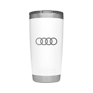 Tasse gobelet Yeti Rambler 20oz Audi blanche