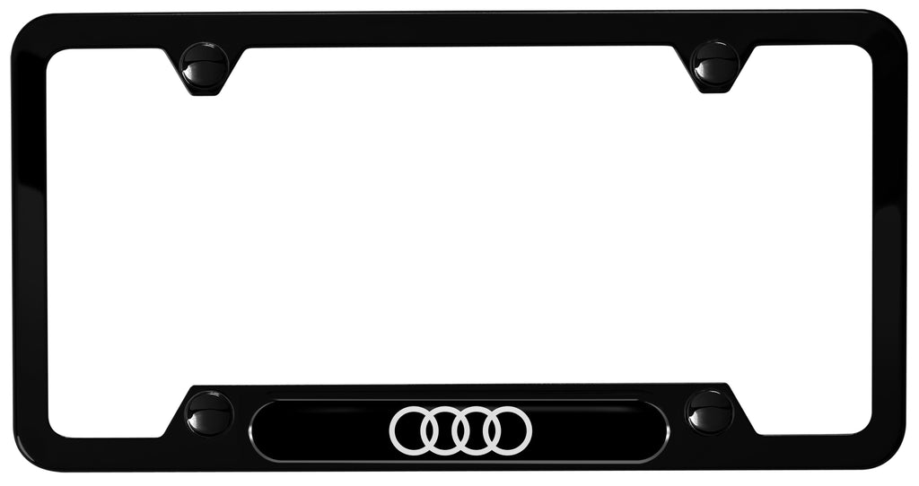 Cadre de plaque d'immatriculation avec logo Audi - A3/A3 E-TRON/S3/RS3 –  Boutique Audi Lauzon
