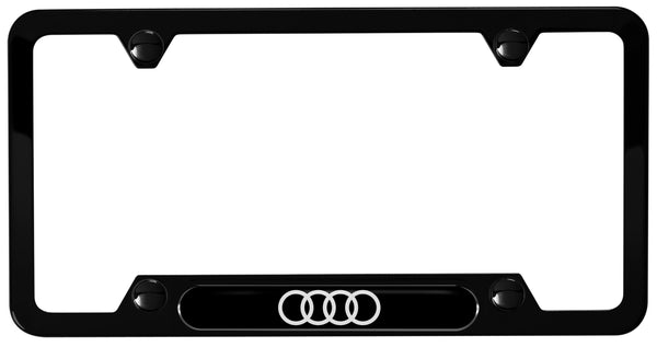 Cadre de plaque d'immatriculation avec logo Audi - A8/S8
