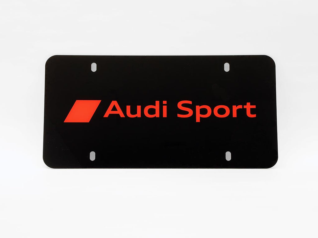 Plaque décorative avec logo Audi Sport en polycarbonate - A3 /A3 E-TRON / S3 /RS3