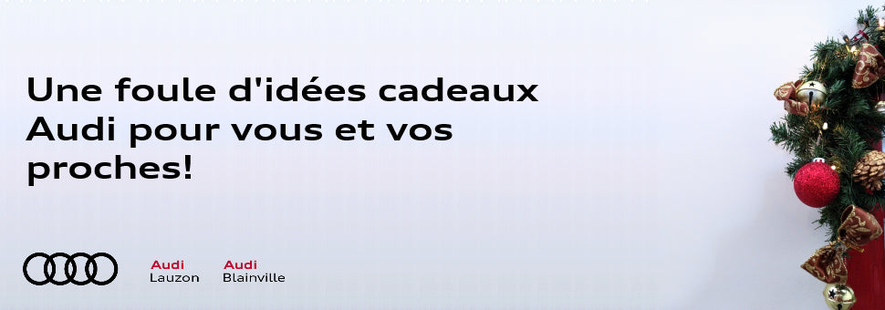 Idées cadeaux Audi